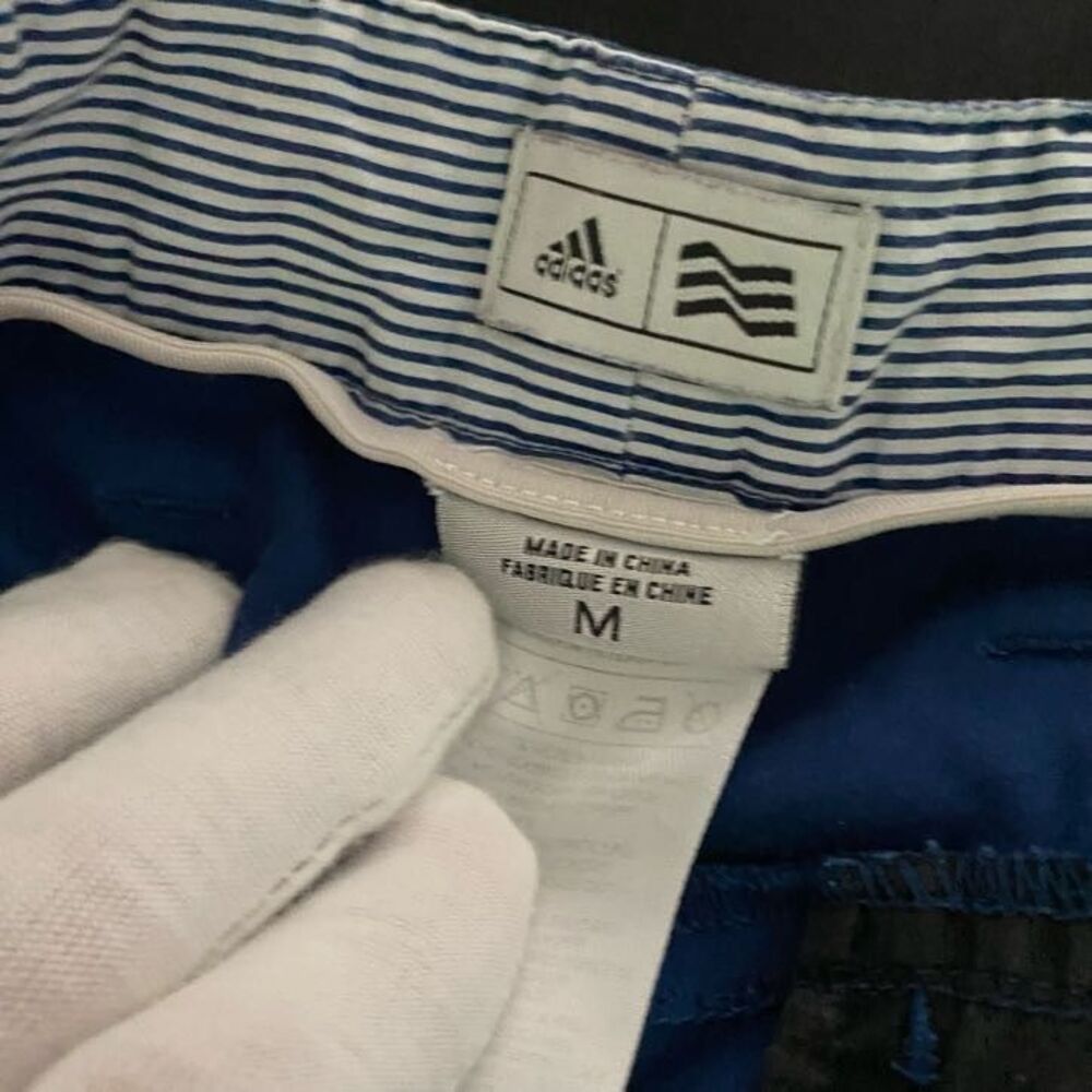 Adidas Vintage Men's Blue Golf Pants Size Medium 32' - Athletic Performance Wear - Picture 8 of 9